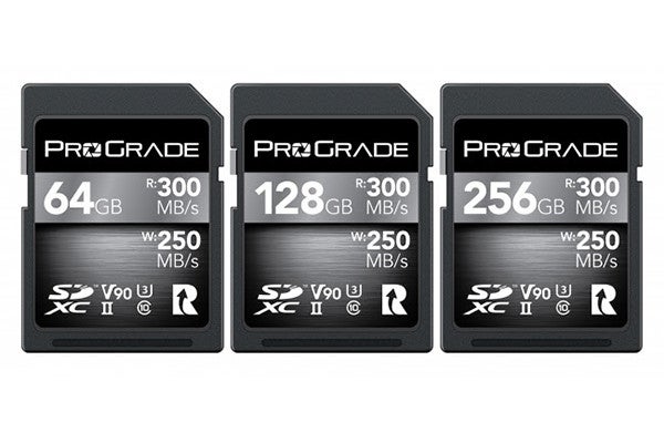 プログレードデジタルのUHS-II対応SDカード最大3割値下げ、64GBが9,850