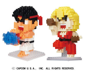 【3名様】ストリートファイター『リュウ』と『ケン』の「nanoblock(R) (ナノブロック)」