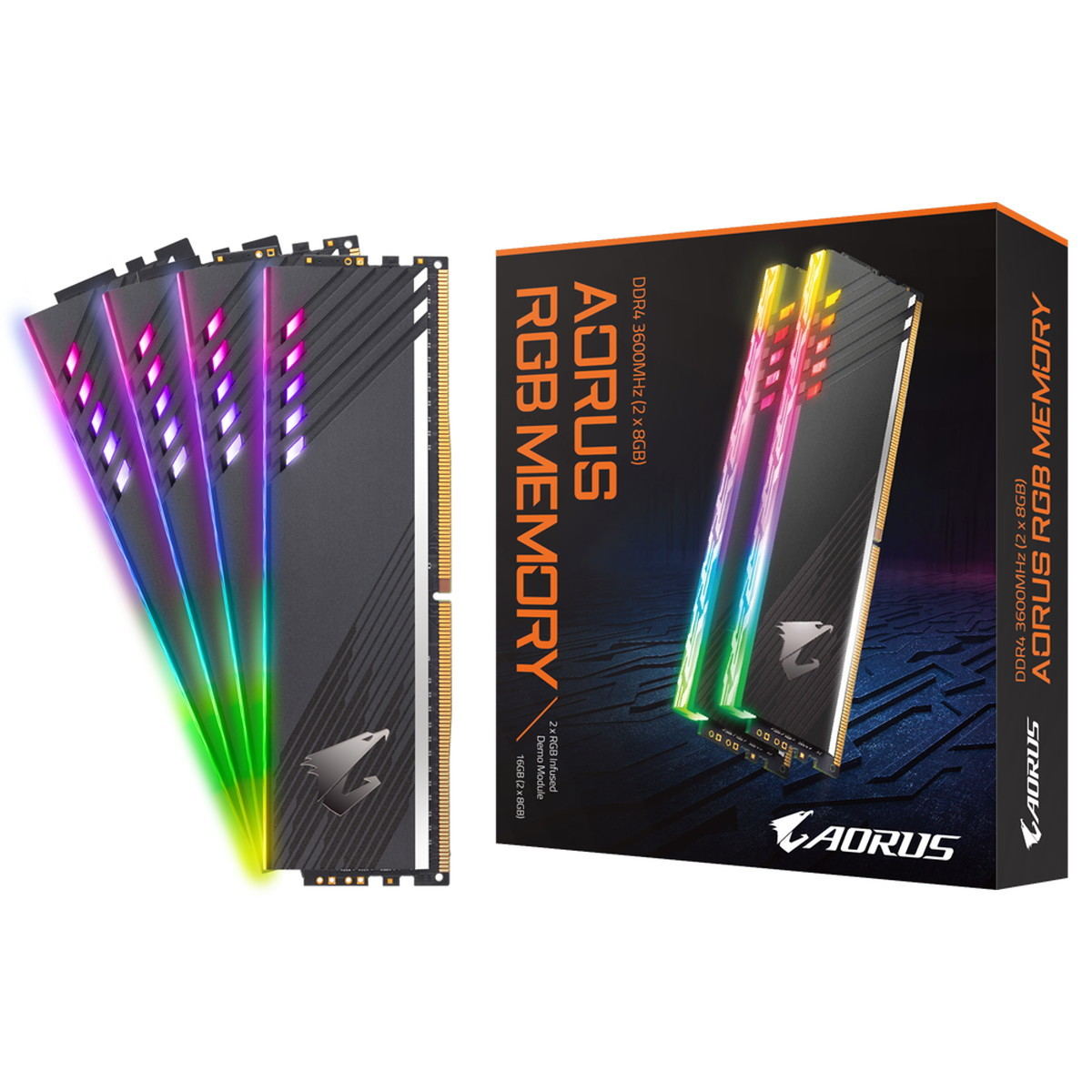 AORUS、ダミーモジュールとセットになった3600MHz動作の16GBメモリを新発売