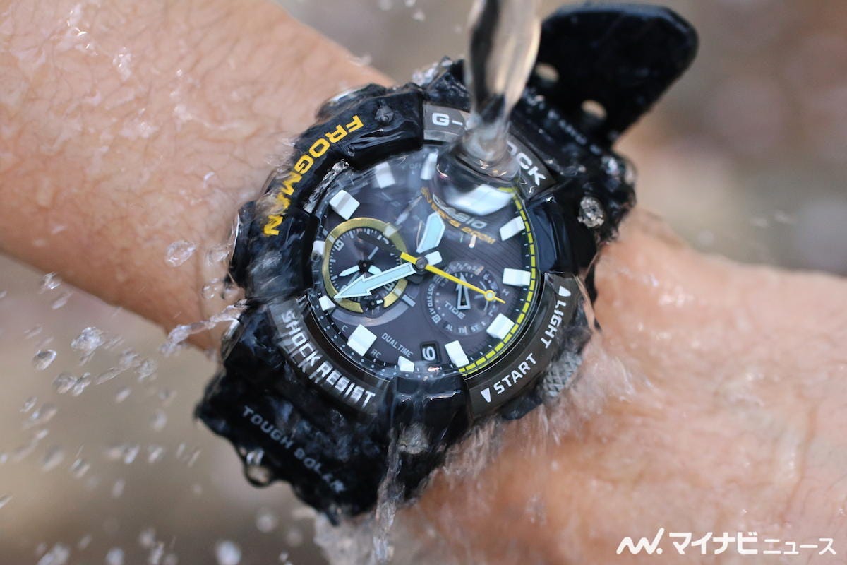 G-SHOCK新作を写真で - FROGMANを導く新たな針路「GWF-A1000」 | マイナビニュース