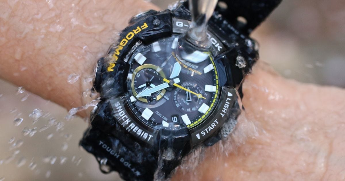 G-SHOCK's new work with a photo-a new course leading FROGMAN 