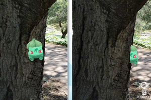 ポケモンGO新機能、現実にある物体にポケモンが隠れるように