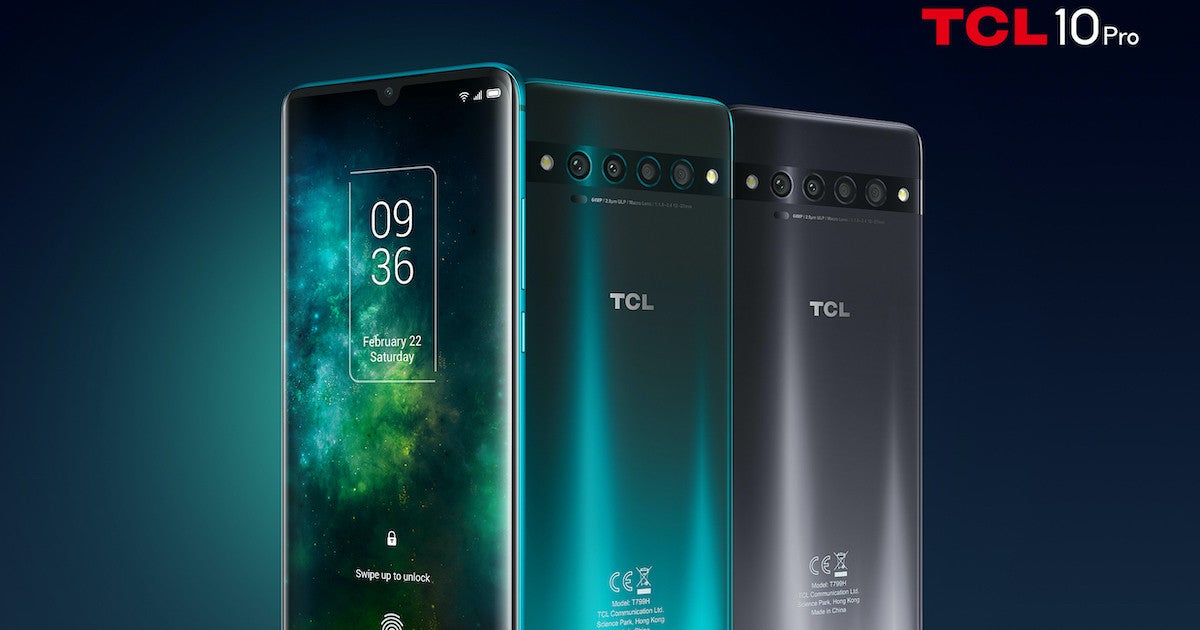 TCL10pro フォレストミストグリーン - スマートフォン/携帯電話