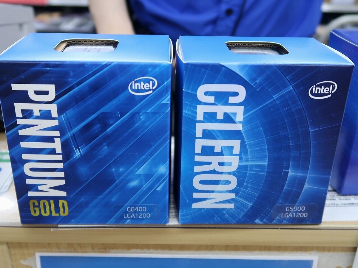 Intelの「Comet Lake-S」に、Pentium/Celeronブランドのモデルが登場