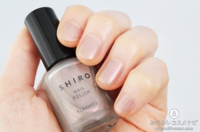 この夏使いたいパールの輝き くすみ色 Shiroの 亜麻ネイル の限定3色 マイナビニュース