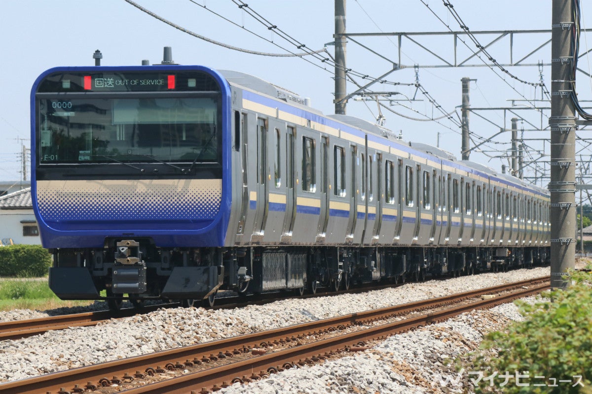 Jr東日本e235系 横須賀線 総武快速線用の新造車両が高崎線を走行 マイナビニュース