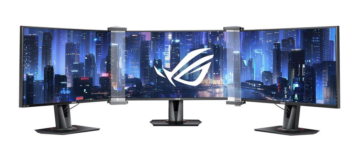 光を屈折させてディスプレイ同士の隙間を埋める「ROG Bezel Free Kit ABF01」