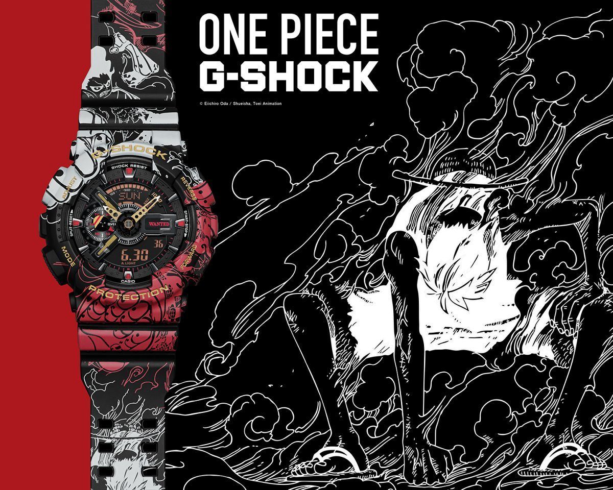 G Shock One Piece ルフィの成長を表現したコラボモデル マイナビニュース