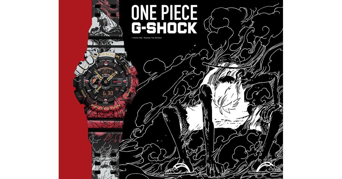 G Shock X One Piece A Collaboration Model Expressing The Growth Of Luffy Japan Top News