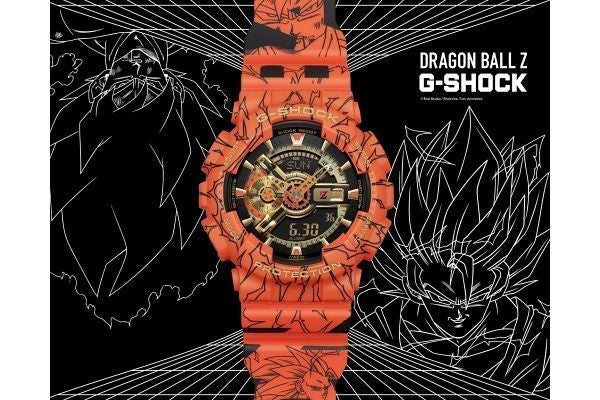 G Shock ドラゴンボールz 孫悟空や四星球を描いたビッグケースコラボ マイナビニュース