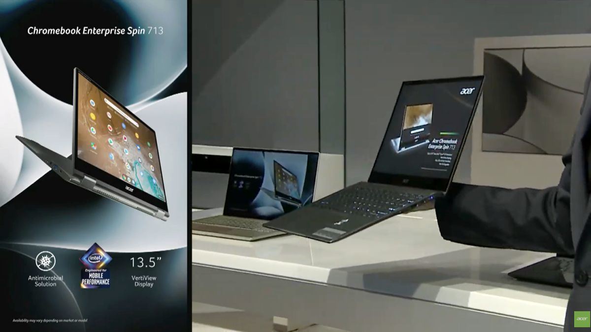 Acer、2in1スタイルで使えるテレワーク向け13.5型Chromebook | マイナビニュース