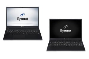 iiyama PC、Intel Optane Memory搭載の15.6型ノートPC