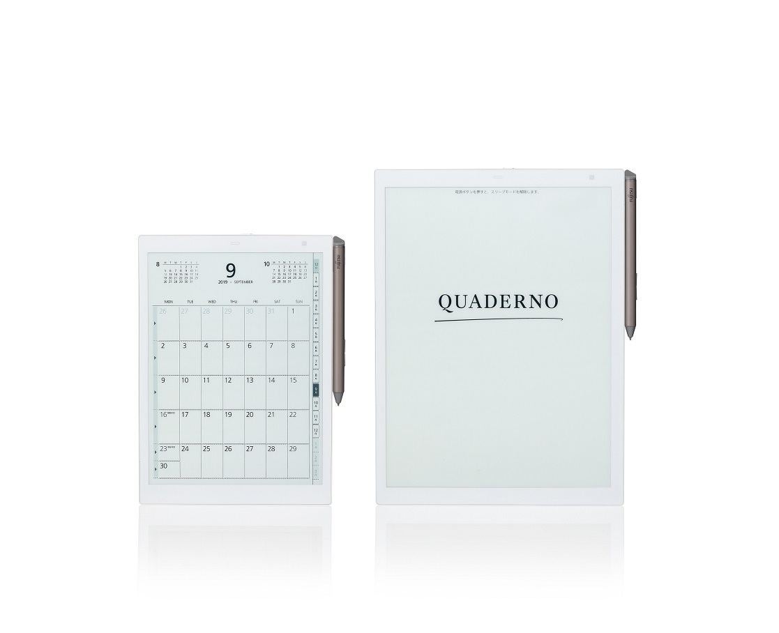 富士通、電子ペーパー「QUADERNO」に機能追加アップデートを公開 | マイナビニュース