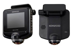 後方カメラが増設できる360度撮影ドライブレコーダー　JVCケンウッド