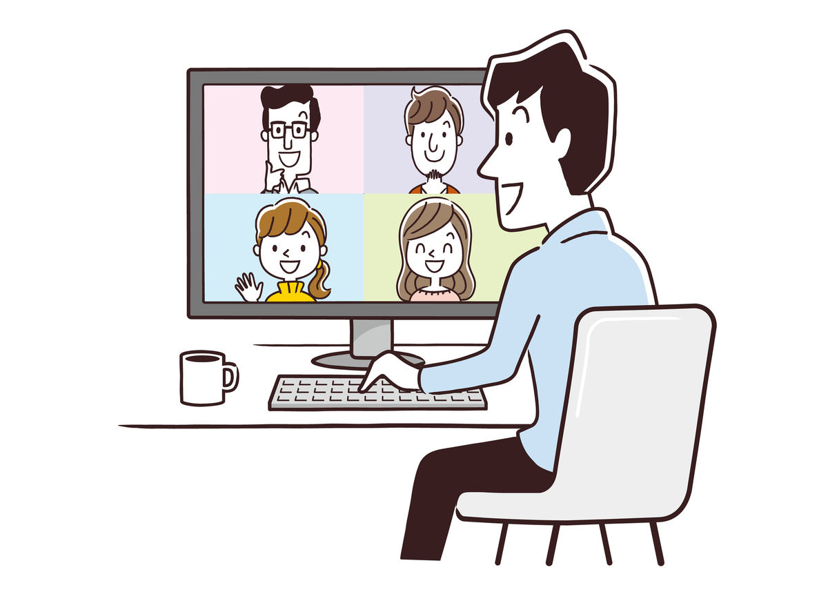 テレワークで仕事をする