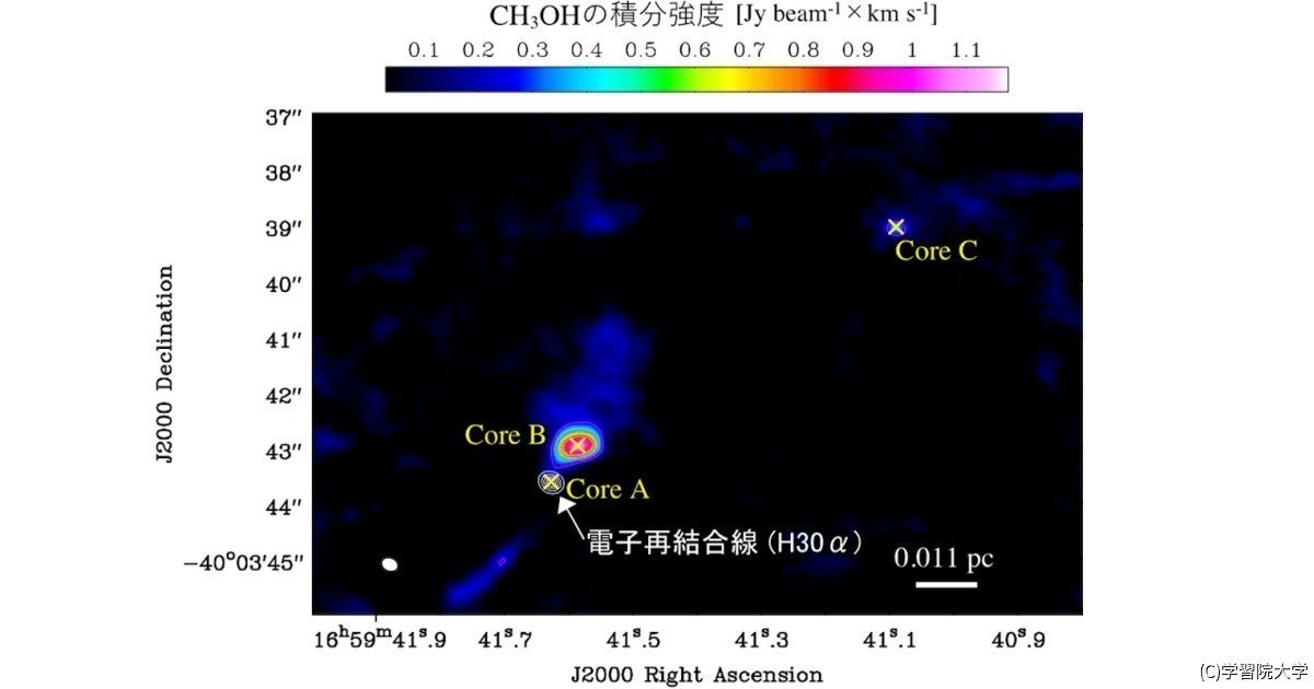 学習院大学など 赤外線でも検出できない生まれたての恒星を発見 マイナビニュース