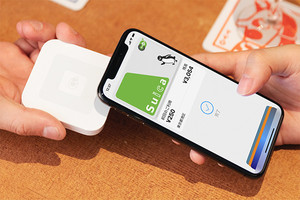 小型決済端末「Square Reader」、Suicaなど主要電子マネーに対応