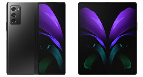 ミスティックブラックのGalaxy Z Fold2