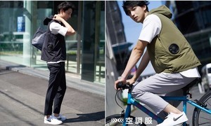 タウンユースにも馴染むa.v.vブランドのファン付きベスト - 空調服