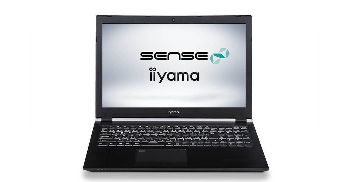 iiyama PC、Quadro P3200搭載の15.6型モバイルワークステーション