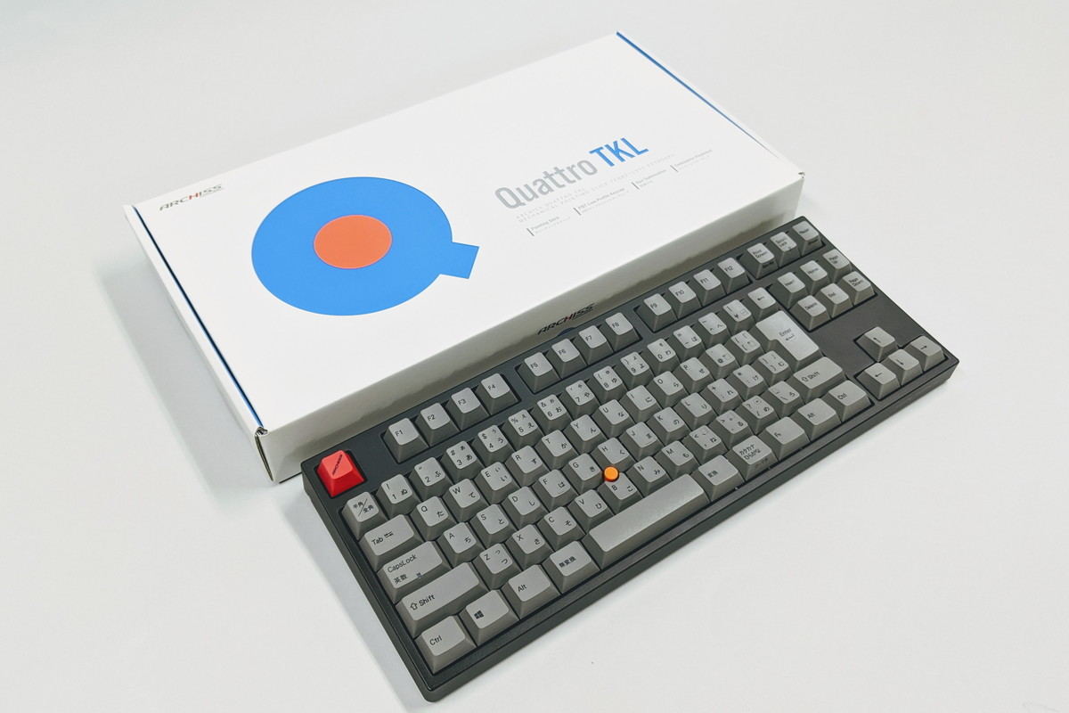 ARCHISSのキーボード「Quattro TKL」レビュー! メカニカル ARCHISSのキーボード「Quattro TKL」レビュー! メカニカル