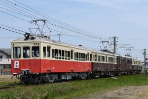 ことでん、レトロ電車23号・500号の引退イベント - 9月に2日間開催