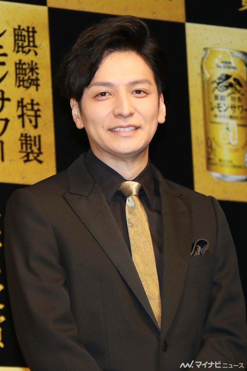 生田斗真 結婚後初の公の場で祝福に感謝 金色ネクタイ で輝き放つ マイナビニュース