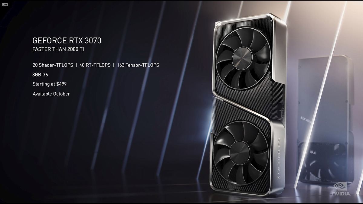 NVIDIA、GeForce RTX 30シリーズ発表 - RTX 3090/3080/3070の3モデル | マイナビニュース