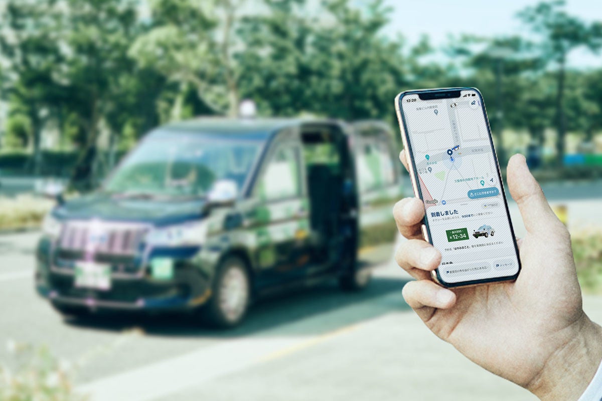 早く乗れる タクシー配車アプリ Go Movとjapantaxiの提携車両を利用 マイナビニュース