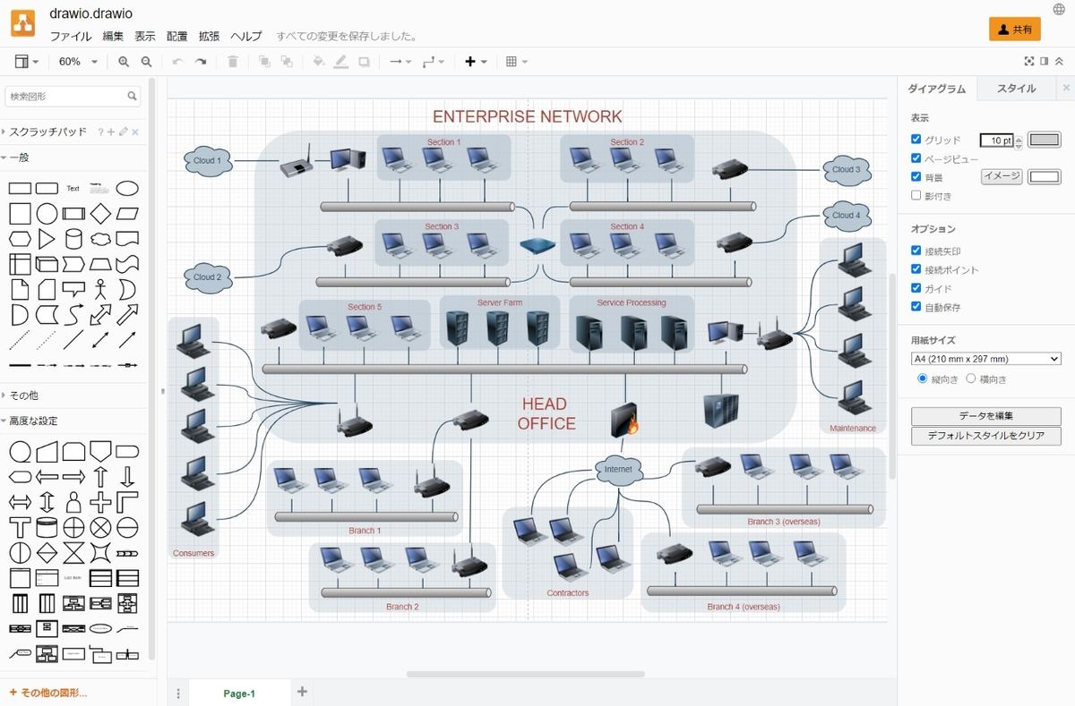 無料でも見栄え抜群 チャートやネットワーク図をサクッと作れる作図ツール3選 マイナビニュース