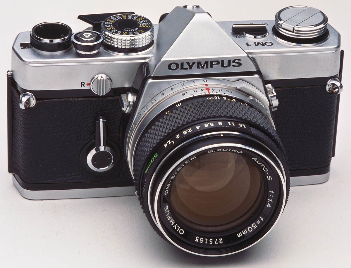 【正規逆輸入品】  フィルム カメラ女子 50mmレンズ OLYMPUS OM-1 M-1ボディ フィルムカメラ