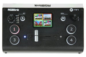 4つのHDMI信号を切り替える液晶パネル付きのスイッチャー「RGBlink mini」