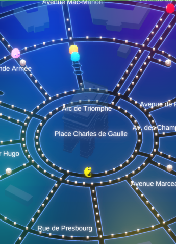 バンダイナムコ研究所が 世界地図をゲームステージにしたアプリ Pac Man Geo の企画開発に協力 マイナビニュース