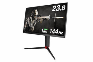 グリーンハウス、最大144Hz、応答速度1msの23.8型ゲーミング液晶