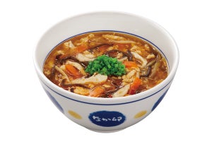 なか卯、人気中華を和風にアレンジした「酸辣湯うどん」発売