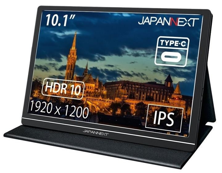 Japannext Hdr対応10 1型wuxgaモバイルディスプレイ Usb Type C接続 マイナビニュース