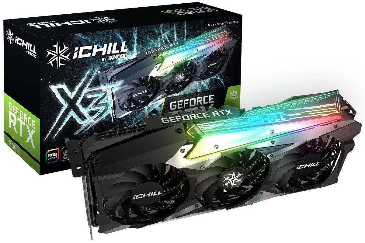 INNO3D、NVIDIA GeForce RTX 3090搭載カード「GEFORCE RTX 3090 ICHILL X3」 | マイナビニュース