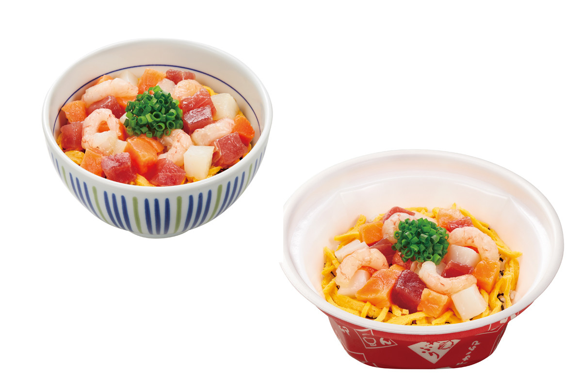 なか卯 海鮮4種類をたっぷり盛りつけた 海鮮丼 を発売 マピオンニュース