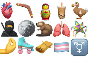 アップルが新しい「Emoji」、忍者や臓器も！　iOS 14.2パブリックベータで追加