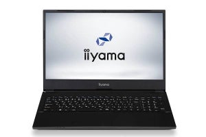 iiyama PC、デスクトップ用Intel Coreを搭載する15.6型ノートPC
