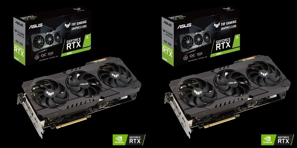 ASUS、TUF GamingシリーズからGeForce RTX 3080/3090搭載のOCモデル