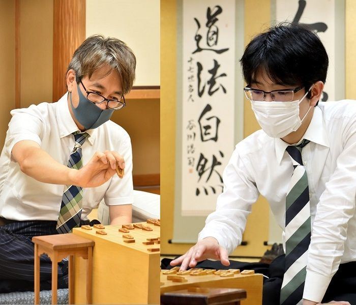 タイトル100期を目指す羽生九段（左）とタイトル初防衛を狙う豊島竜王（いずれも提供日本将棋連盟）