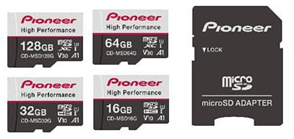 パイオニア ドライブレコーダー用に耐久性を高めたmicrosdカード マイナビニュース