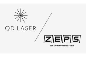 Zoff、網膜にレーザーで投影するメガネ型機器開発に向けQDレーザと業務提携