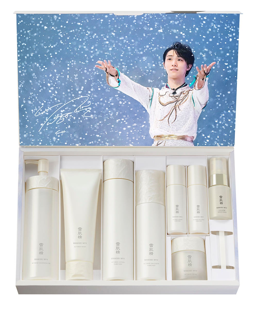 羽生結弦とコラボした「雪肌精 みやび」スペシャルコフレが登場 | マイ