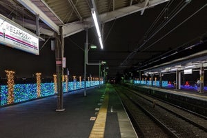 京王電鉄、よみうりランドと連動した駅イルミネーション今年も実施