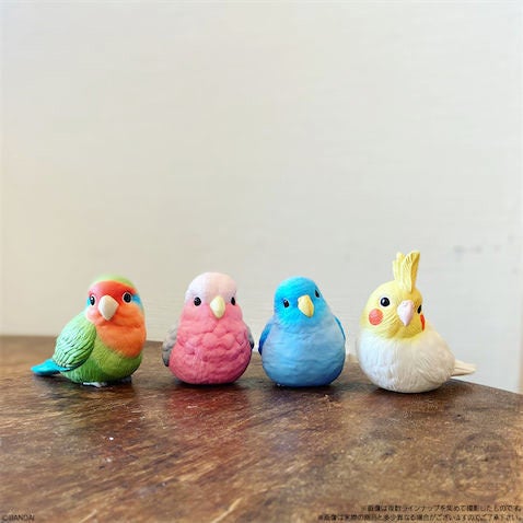 文鳥にシマエナガ かわいい ことり の食玩フィギュア発売 マイナビニュース