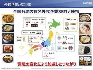 ローソンで地元人気店の味を - ラーメンなど外食35社との商品コラボ発表