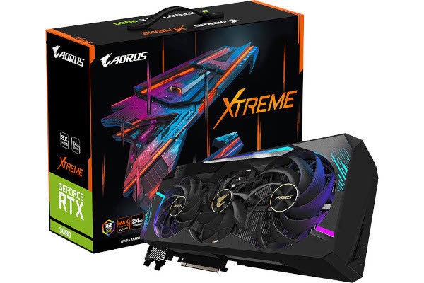 GIGABYTE、クロックを高めたGeForce RTX 3090搭載グラフィックスカード | マイナビニュース