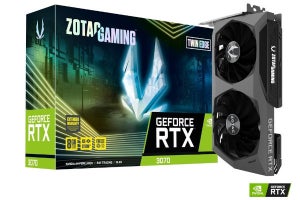 ZOTAC、RTX 3070搭載カード「ZOTAC GAMING GeForce RTX 3070 Twin Edge」 - OCモデルも